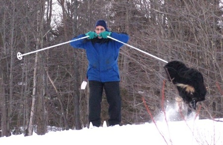 dave lola xc ski pirouette